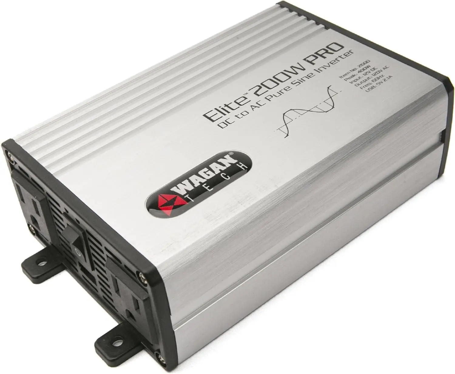 Wagan EL2600 Elite Pro 200W Pure Sine Inverter