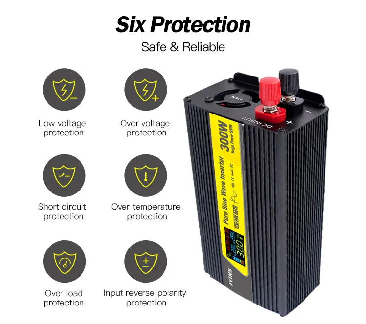 Pure Sine Wave Inverter 300W Details_02